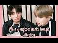 When Jungkook wants Yoongi's attention |Yoonkook analysis|