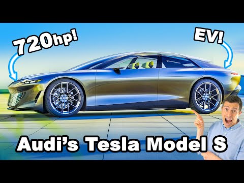 Audi's new Tesla Model S revealed!