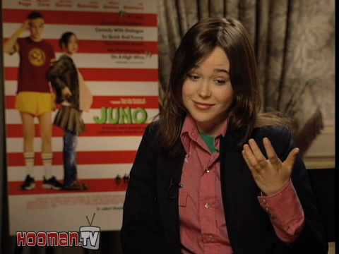Hooman sits down with Ellen Page during press for the film Juno 