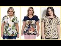 casual wear floral printed short  sleeve blouse designs ideas for women 💝