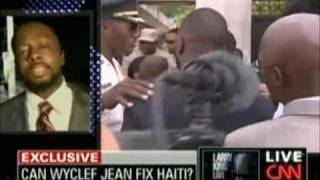 Wyclef Jean, Candidate For President Of Haiti, On Larry King Live