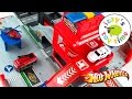 Cars for Kids | Hot Wheels Toys and Fast Lane Fire City Plays...