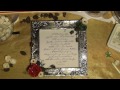 HOW TO MAKE A FAUX METAL FRAME CARD WITH A CHRISTMAS THEME.MTS