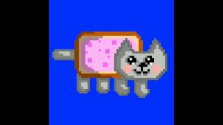 Nyan Cat Hd Blue Screen
