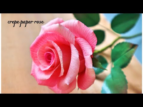 oaihuong handmade/Hướng dẫn làm hoa hồng ghép cánh bằng giấy nhún p2/diy