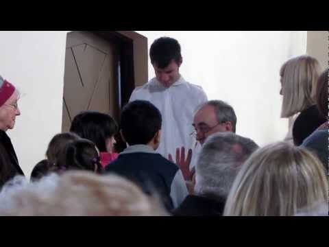 Father Martin Donnelly his last Mass in Cardiff Video 3 of 8