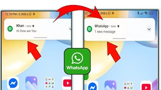 Ana Ekranda Whatsapp Bildirimi Nasıl Gizlenir 2025 Ana Ekranda Whatsapp Mesaj İçeriğini Gizle