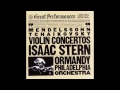 Isaac Stern - Tchaikovsky Violin Concerto in D Major, Op. 35 - I Mov. Allegro Moderato (pt.1)