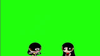 Lacey And Katie Interrupt Green Screen