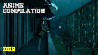 Chuunibyou - All Yuuta catching Rikka's feet scenes (English Dub)