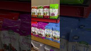 We are stocked up with fertilizers and grass seed! #viral #shorts #trending #gardencenter