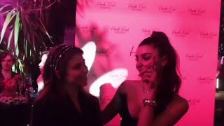 Hande Ercel Ve Ablasi Gamze Ercelin Partiden Opucuklu Kareleri Geldi