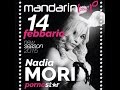 Fuego tv Sky Nadia Mori al teatro di Torino per il Burlesque American Festival