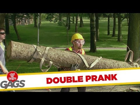 2 in 1 Gag featuring Huge Log!!