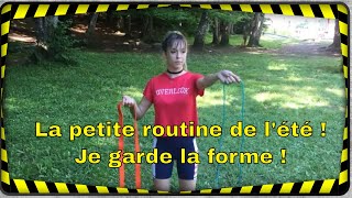 Routine de l'été : renforcement musculaire (remise en forme) et petits étirements