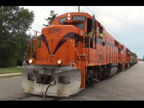 South Shore Line Streetrunning - Michigan City Indiana