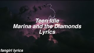 Watch Marina  The Diamonds Teen Idle video