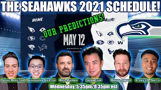 The Seahawks 2021 Schedule is out! Here are our predictions!