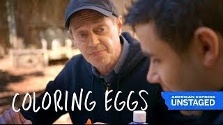 Vampire Weekend and Steve Buscemi Color Eggs | AMEX UNSTAGED