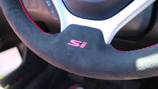9Th Gen Civic Si Steering Wheel Suede Wrap