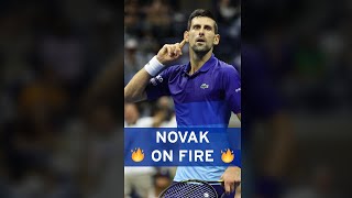Novak Djokovic on FIRE! 🔥