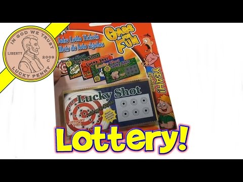 Joke Lucky Shot Lotto Tickets - Gags For Fun...or Not?!