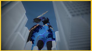 Giantess Dragoncat Walks Over City Vtuber Chonkylotus