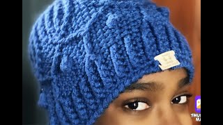 Winter Trellis Hat "Show & Tell" by Jonah's Hands