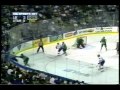 IHL Long Beach-Utah hockey fight - Claude Jutras vs Mick Vukota 3/17/99