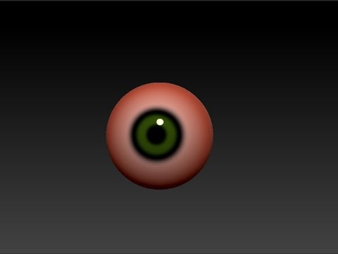 Как сделать глаз в Zbrush! - Смотреть видео на live-kino.ru