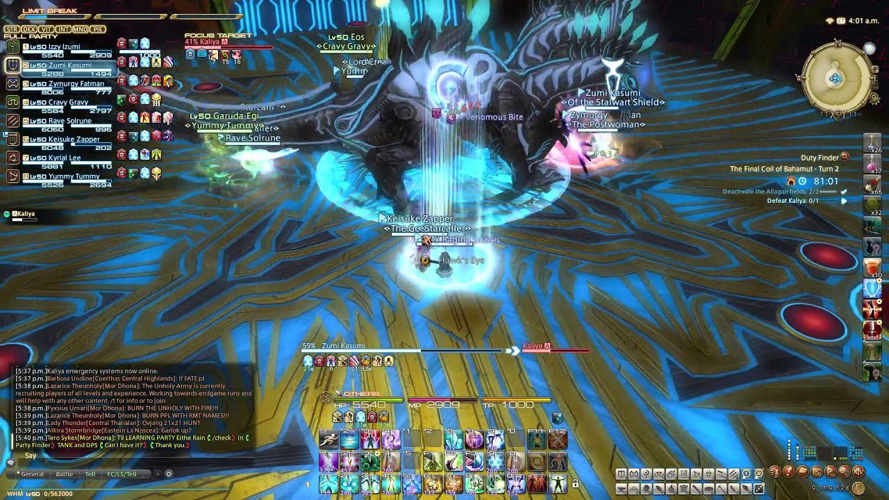 Final Coil of Bahamut Turn 2 "Turn 11" (Kaliya) FFXIVARR