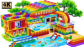 ASMR Video | Build Modern House Have Luxury Waterfall From 2nd Floor