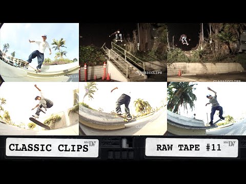 Raw Skateboarding Mini DV Tape #11 Classic Clips Grant Patterson Omar Salazar