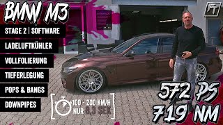 Bmw M3 Stage 2 Software Downpipes Ladeluftkühler Tieferlegung Vollfolierung Fasttuning