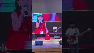 Aanvi Accamma, Singing Appa I Love You Paa At Junior Idol Uae 2024.