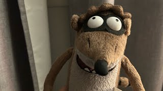 The Regular Show Rigby Plush Unboxing Rare