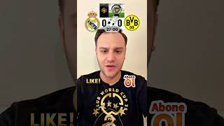 Real Madrid - Dortmund Fifa Kulüpler Dünya Kupasi Çeyrek Fi̇nal