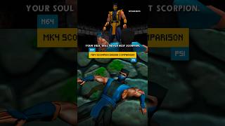 Mk4 Scorpion Ending Comparison Ps1 Vs N64