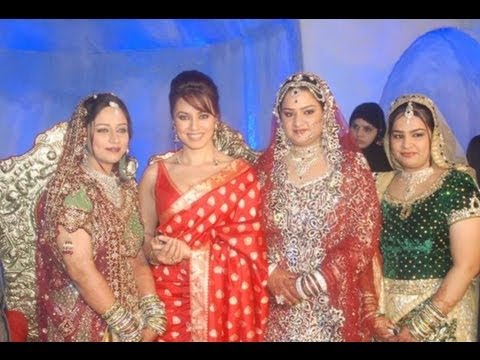 grand wedding reception Actors like Zayed Khan Mahima Chaudary Aftab
