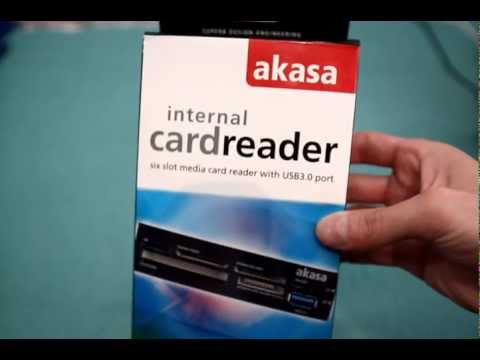akasa card reader usb 3.0 AK-ICR-07U3 unboxing czytnik kart