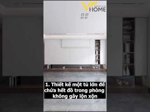 THIẾT KẾ PHÒNG KHÁCH THÔNG MINH TIỆN ÍCH ĐỈNH CỦA CHÓP #Shorts