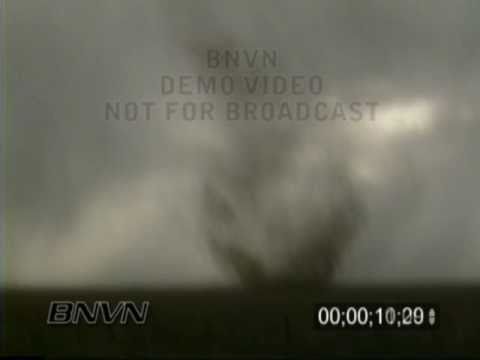 5/31/1996 Stephens County Kansas Dust Whirl Stock Video