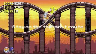 Sonic Triple Trouble 16 Bit Sunset Park Big Ring Guide Some Secrets