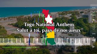 Togo National Anthem Salut À Toi, Pays De Nos Aïeux - Piano