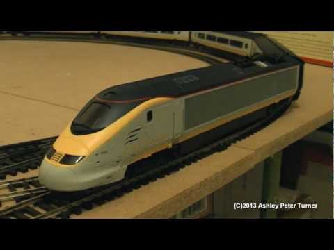 My review, set up and test drive of the Hornby R2379 Class 373 Eurostar six piece train pack. This train pack was released for a short while in 2006 which in...