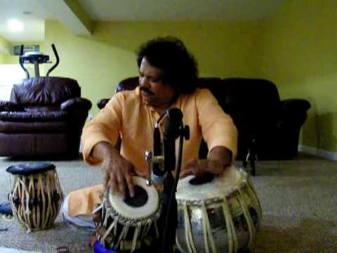 Pradip Ghosh - Solo Tabla Lesson - Drut Ektaal