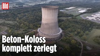 Usa Unbenutzter Kühlturm Der 70Er Jahre Gesprengt