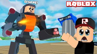 Robot Oldum!! Herkes Benden Kaçıyor - Panda ile Roblox Mad City