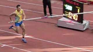 Illia Kravchenko. Pole Vault. Slow Motion