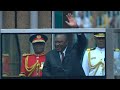 Kenya's outgoing President Uhuru Kenyatta arrives for Ruto's swearing-in ceremony | AFP